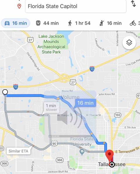 16 minutes to State Capitol