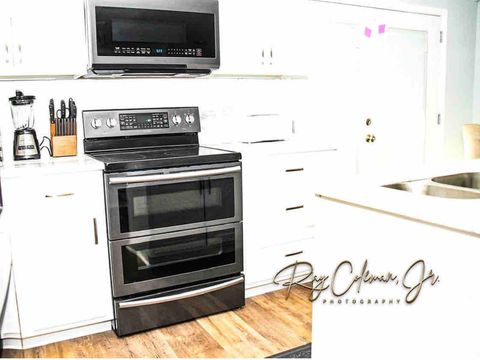Kitchen with upgraded with modern stare of the art appliances 