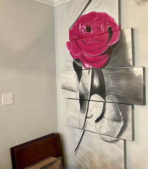 TV trays available in corner