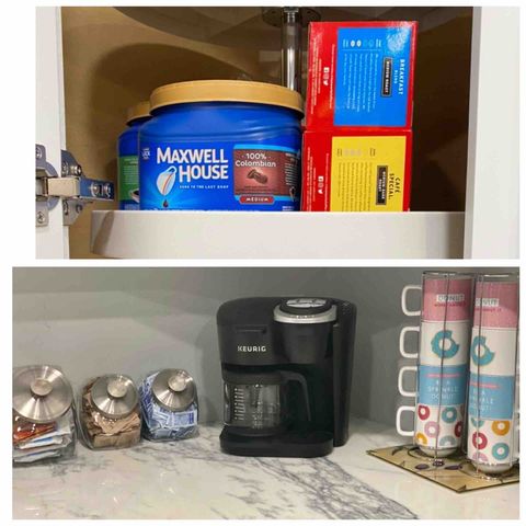 You can make a cup or pot of coffee in the Keurig 