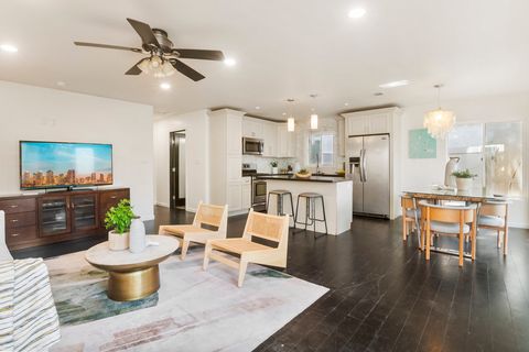 Living, Dining and Kitchen