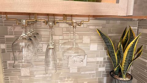 Special occasion glasses (more in cabinets)