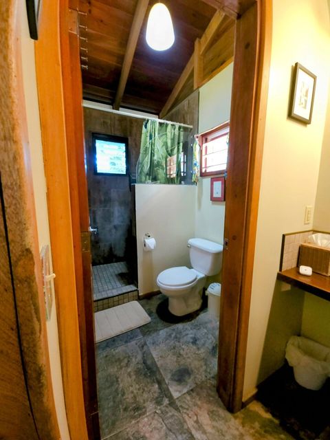 Vanity/sink area privacy separated from the shower & toilet