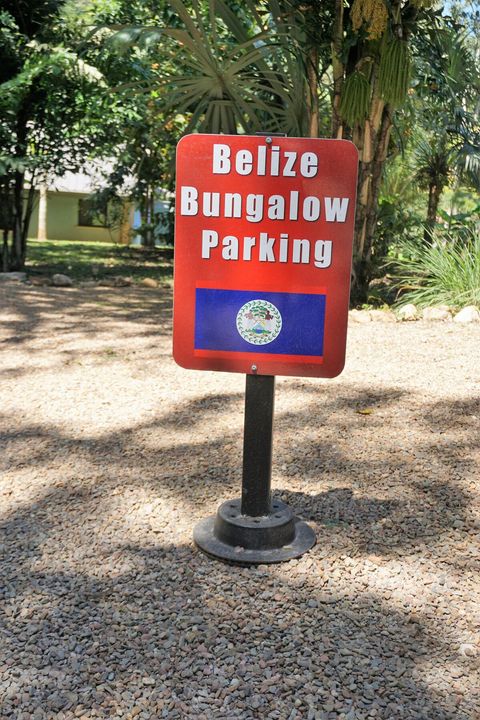 Reserved parking for the Belize Bungalow, directly next to the bungalow.