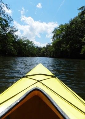 We are right on the Macal River!  Jump in our 2 person kayak and explore!  (No charge for use of Kayak, innertubes or bicycles!)