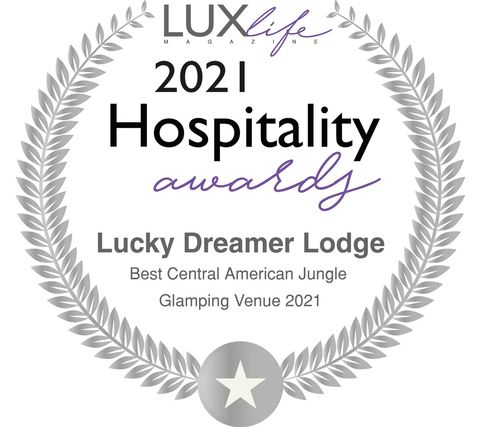 We were named 2021 Best Central American Jungle Glamping Venue by LUXLife!