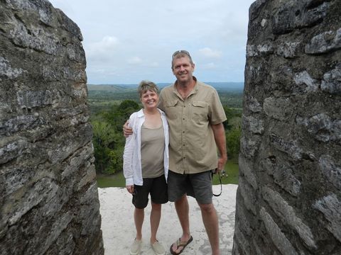 At the top of Xunantunich