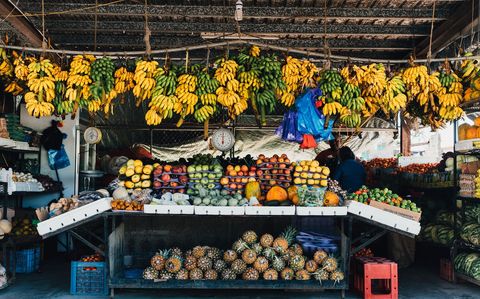 One of the stalls at the San Igancio Farmer's Market - open 7 days a week!