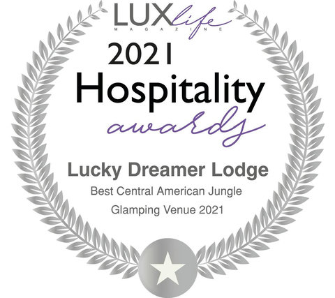 We have been named the 2021 Best Central American Jungle Glamping Venue by LUXLife!