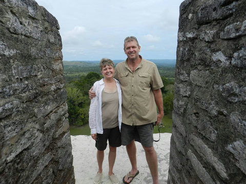 At the top of Xunantunich