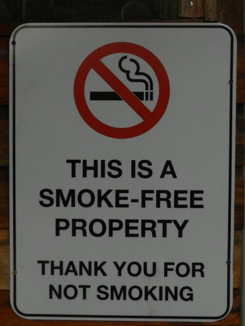 We are a smoke-free property