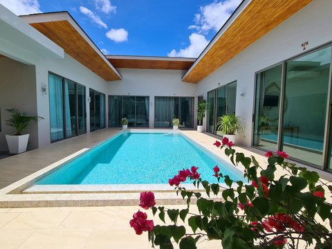 Pool View from the entrance