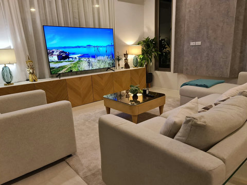 Living Room at Night