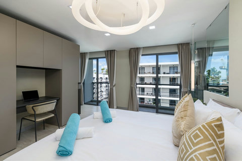 Dedicated working place and Balcony in Bedroom 1