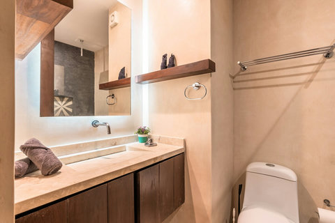 Private bathroom with shower