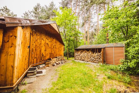 Cabin view from back or from river
