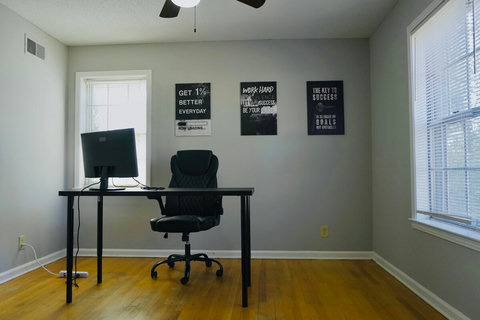 We have a monitor and a printer.