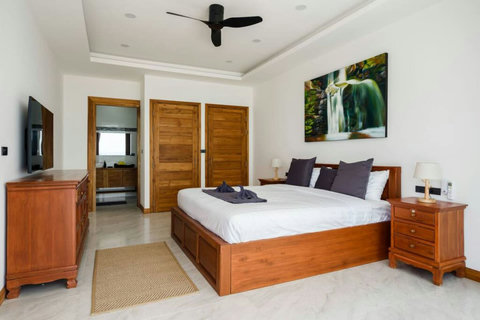 "Dream in Style: A serene bedroom setup for a restful night's sleep."