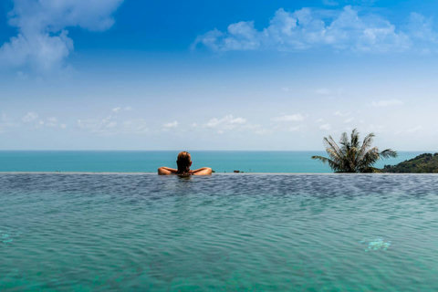 "Enjoy a rejuvenating experience with our therapeutic pool jets, offering a spa-like retreat in the comfort of your own private villa."