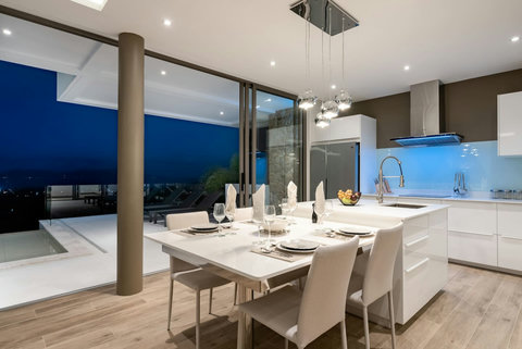 "Elegant dining by evening; perfect for a romantic dinner or a family feast."