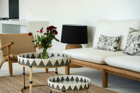 Outdoor garden seating area perfect for relaxing