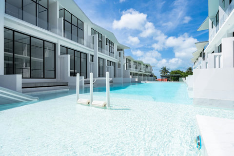 Stunning shared pool at Replay Residence, Koh Samui holiday villa complex