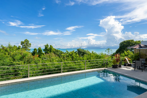 Enjoy a refreshing swim with a stunning view