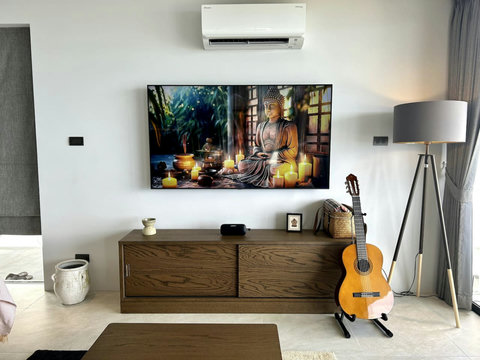 Relax and unwind in our stylish living space
