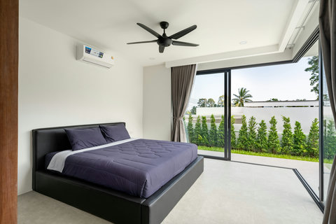 Sea View Bedroom Villa Sabai Lamai - Master Suite with Ocean View Balcony Koh Samui