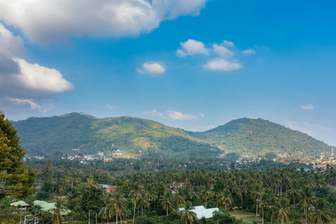 Mountain View Villa Lamai Beach - Scenic Tropical Landscape View from Villa Sabai Koh Samui