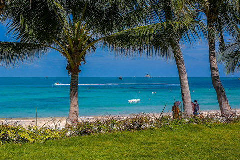 Beautiful beachfront with golden sand and turquoise water