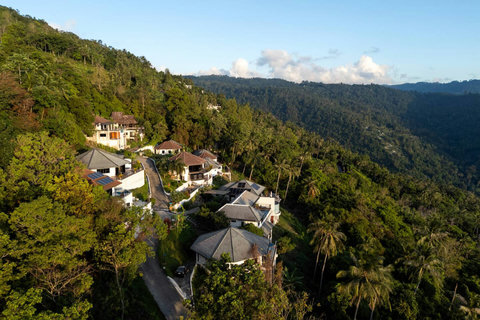 Secluded Koh Samui hillside retreat surrounded by lush jungle and sea views