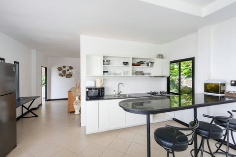 Fully equipped modern kitchen perfect for family or group stays.