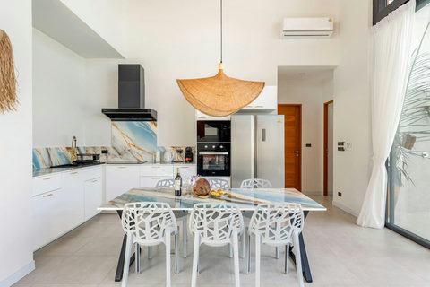 Cook together in this bright kitchen — it's fully equipped and a joy to work in
