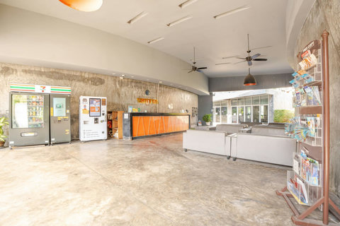 Modern open kitchen with bar counter at Villa J3, Replay Residence Bangrak Koh Samui