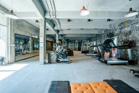 Communal gym and fitness center at Villa J3, Replay Residence Bangrak Koh Samui