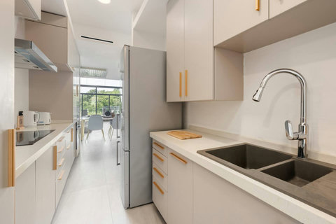 Modern fully equipped kitchen at Villa J3, Replay Residence Bangrak Koh Samui