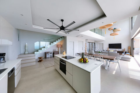 Designer Kitchen and Living Space - Villa Love Luxury Koh Samui Vacation Rental