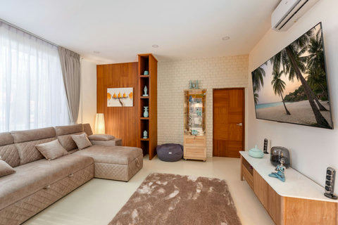 Cozy Tropical Bedroom with Wooden Accents - Bankun Koh Samui Vacation Rental