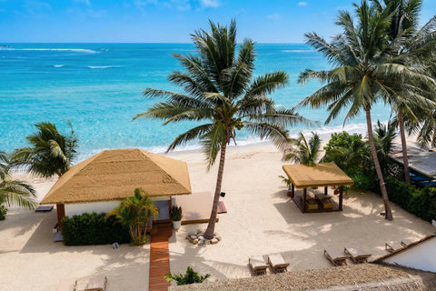 Aerial View of White Sand Beach - Bankun Koh Samui Beachfront Villa Rental