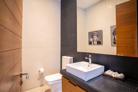 Curated wall art and stylish interior decor at Laemsingh Villa, Surin Beach Phuket