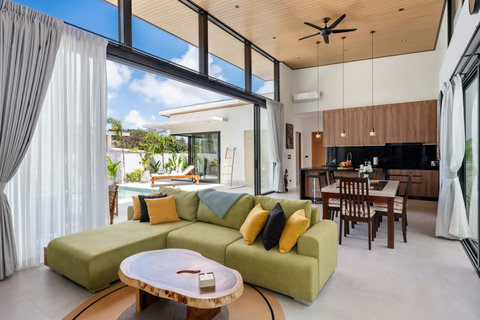 Step inside to high ceilings and flowing space that feels light and breezy year-round.