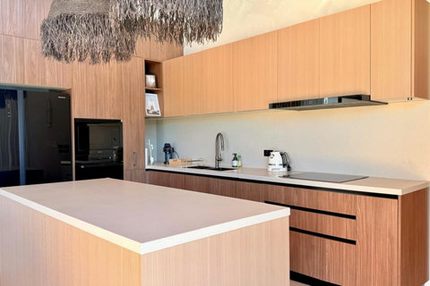 Fully equipped modern kitchen in a luxury private villa in Koh Samui