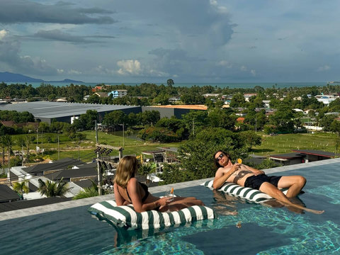 Peaceful hillside surroundings offering privacy, greenery, and a relaxing Koh Samui escape.