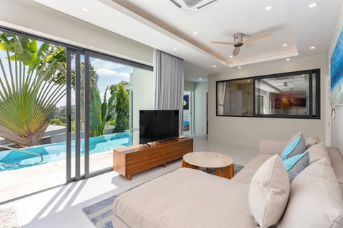 Settle into this airy living space where ocean views make every moment feel like a holiday.