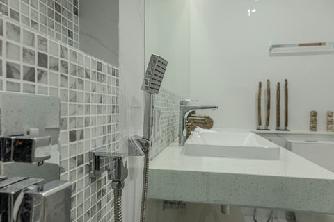 Shower and basin detail