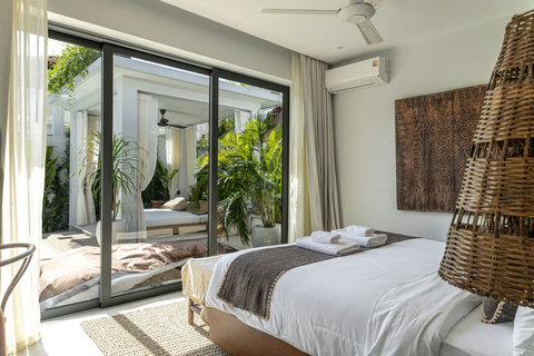 Bedroom with direct terrace access