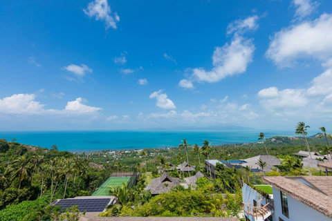 The view from the villa over Bang Por