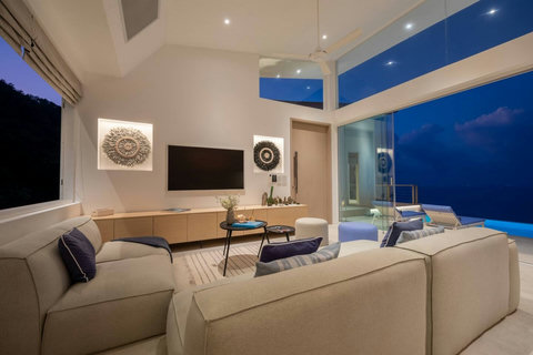 Living room in the evening