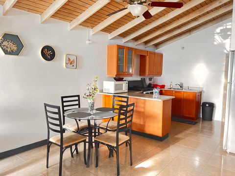 Kitchen and dining area